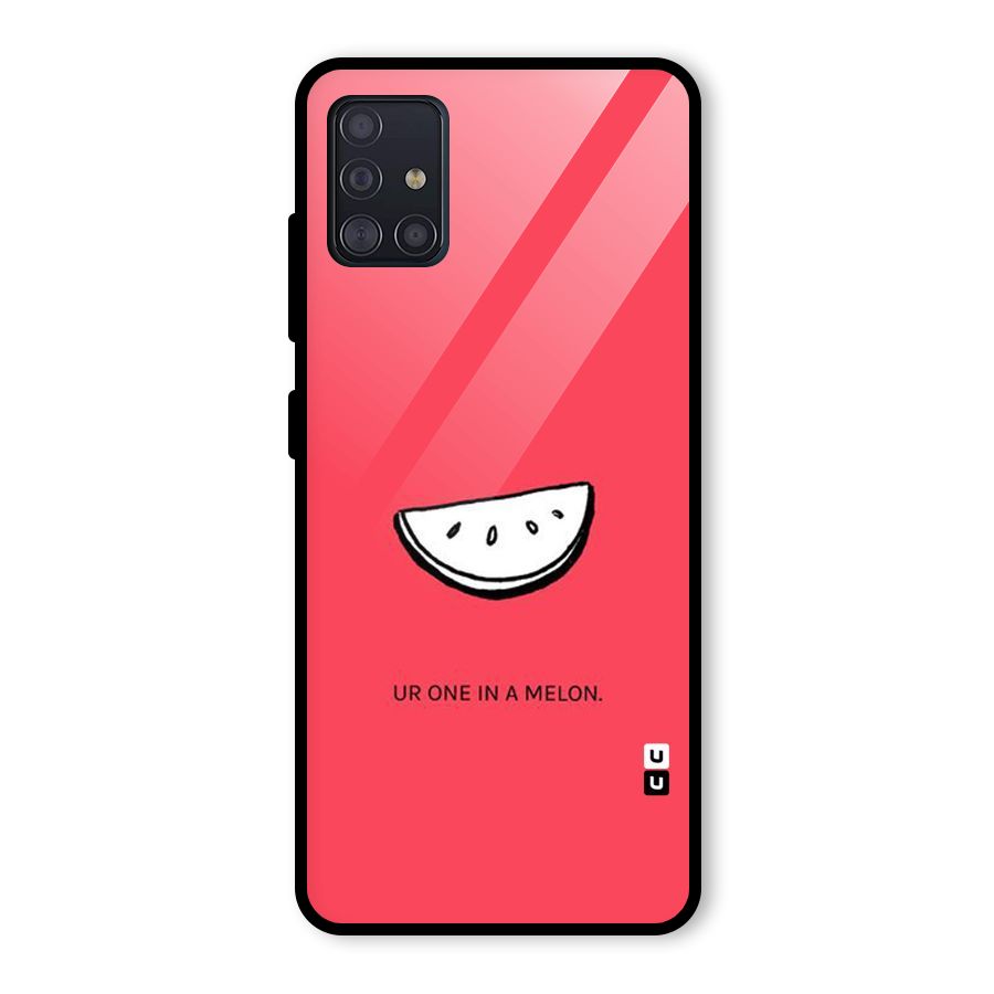 One In Melon Glass Back Case for Galaxy A51