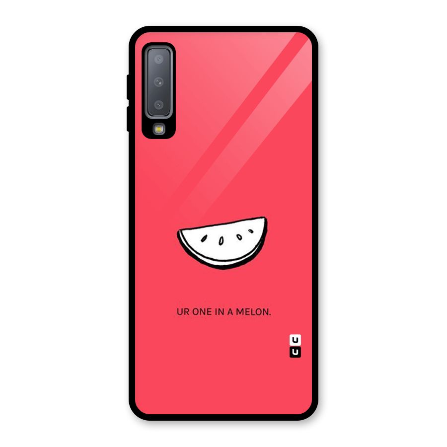 One In Melon Glass Back Case for Galaxy A7 (2018)