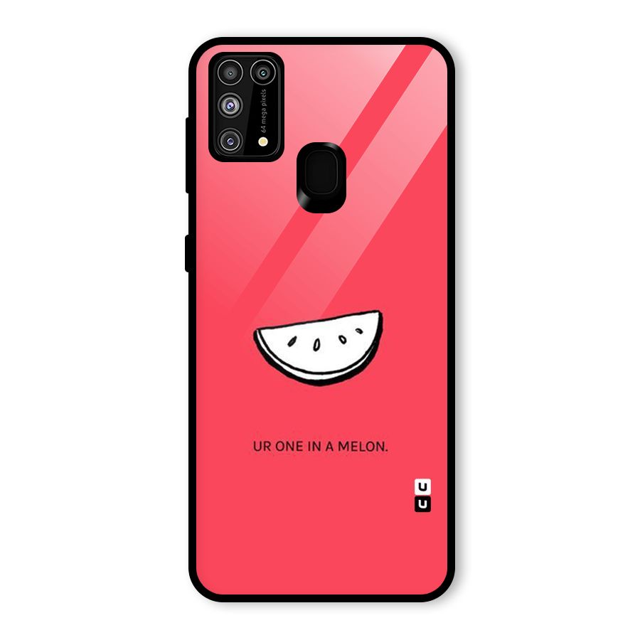 One In Melon Glass Back Case for Galaxy F41