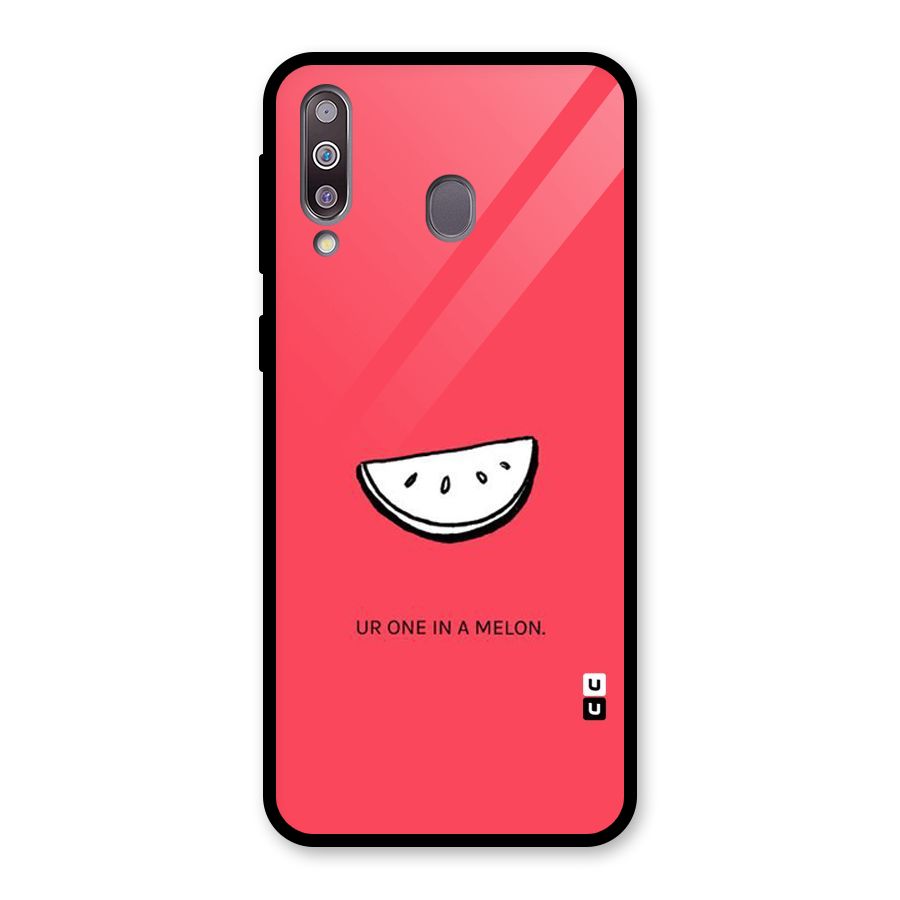 One In Melon Glass Back Case for Galaxy M30