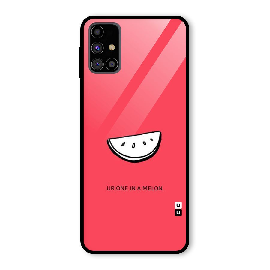 One In Melon Glass Back Case for Galaxy M31s