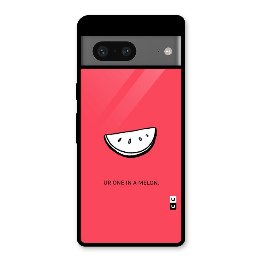 One In Melon Glass Back Case for Google Pixel 7