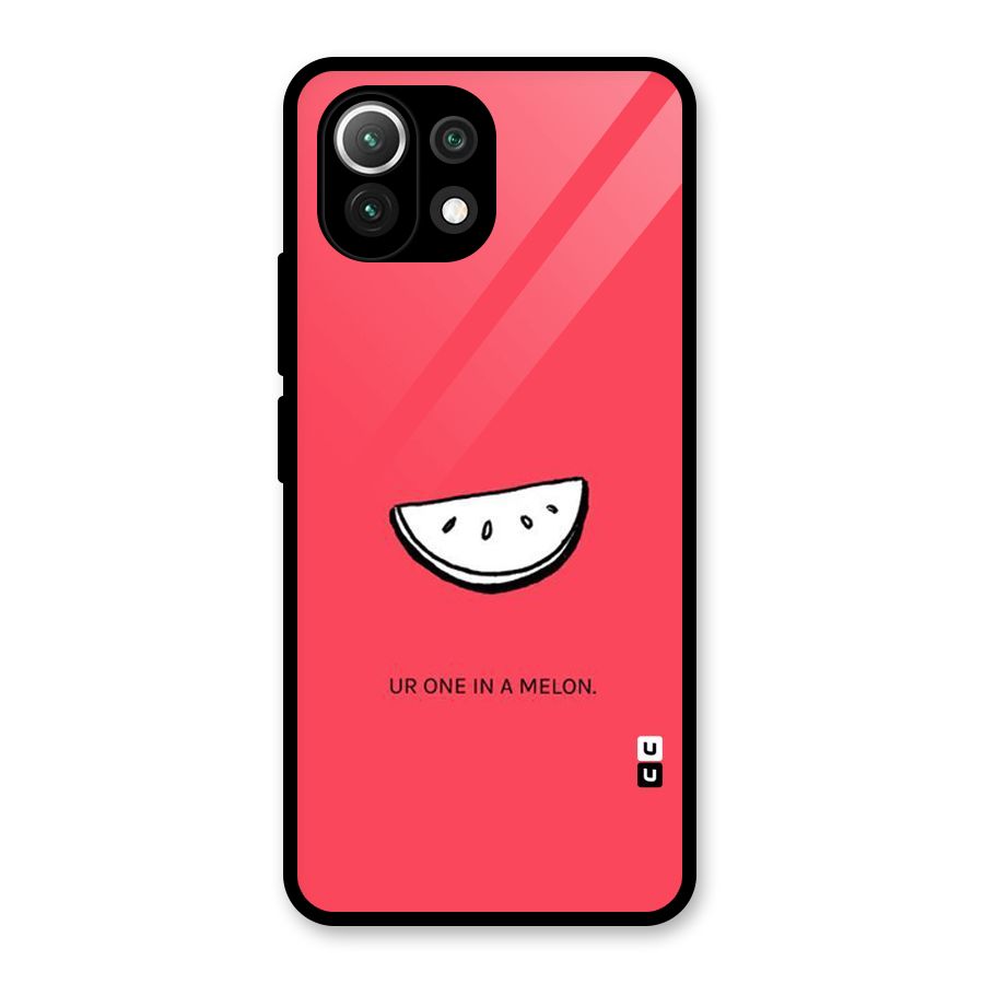 One In Melon Glass Back Case for Mi 11 Lite NE 5G