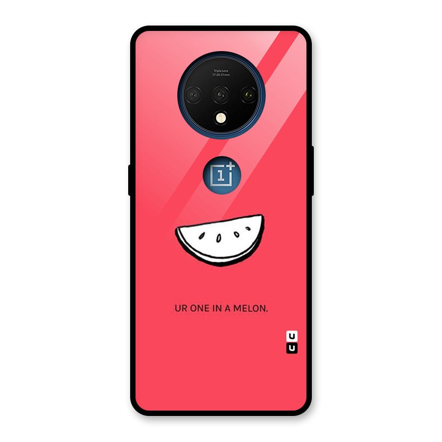 One In Melon Glass Back Case for OnePlus 7T