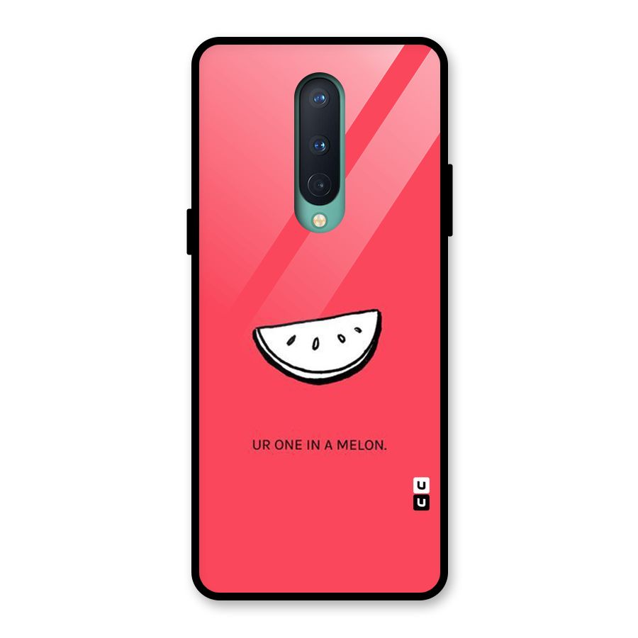One In Melon Glass Back Case for OnePlus 8