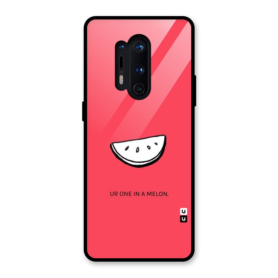 One In Melon Glass Back Case for OnePlus 8 Pro