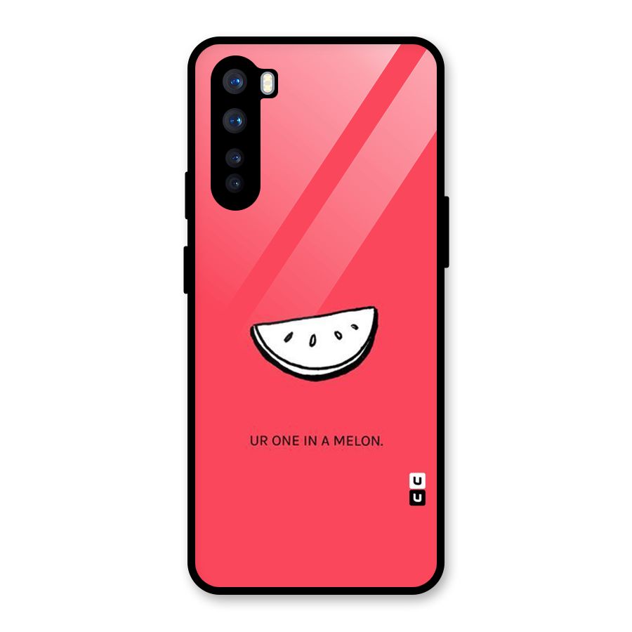 One In Melon Glass Back Case for OnePlus Nord