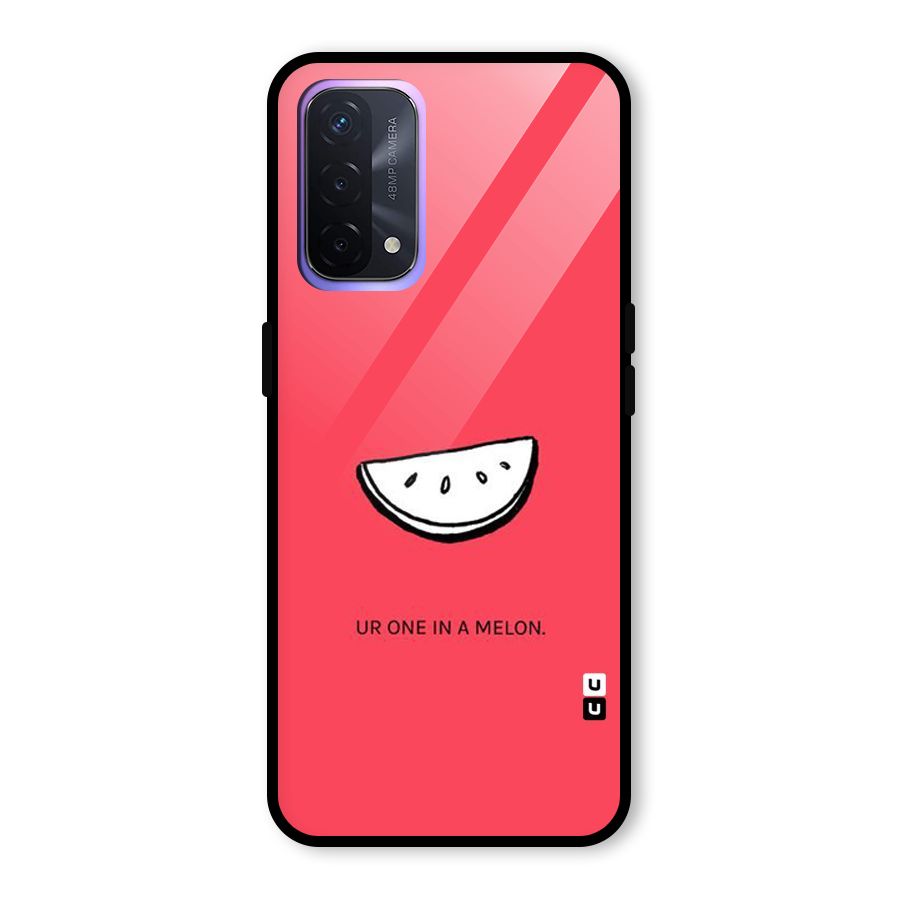 One In Melon Glass Back Case for Oppo A74 5G