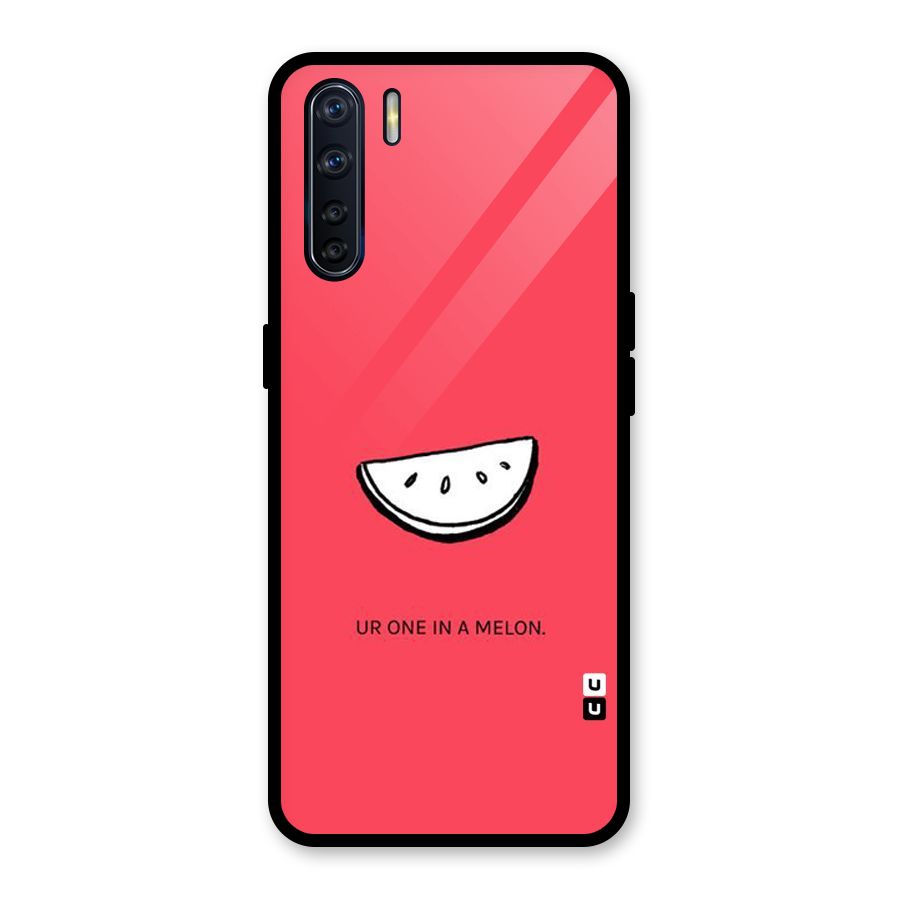 One In Melon Glass Back Case for Oppo F15