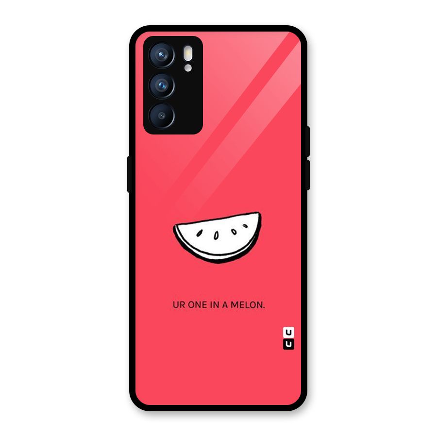 One In Melon Glass Back Case for Oppo Reno6 5G