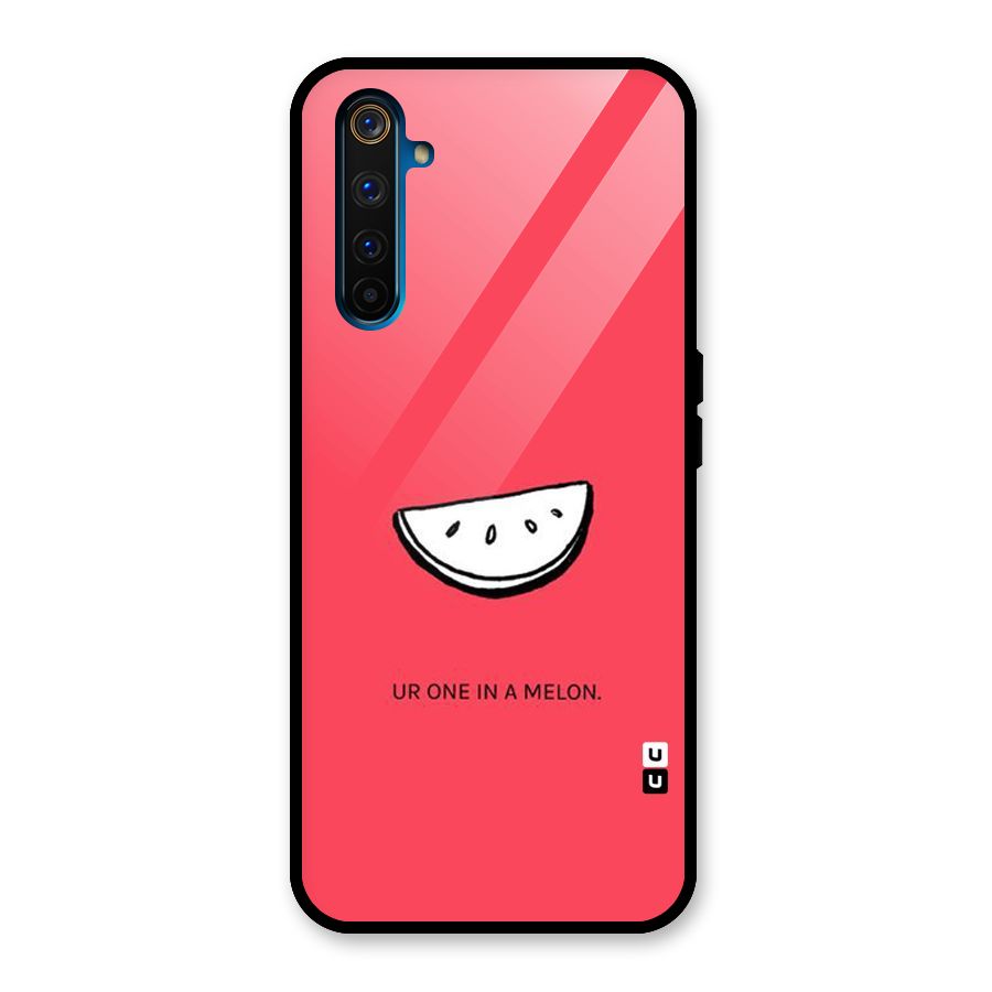 One In Melon Glass Back Case for Realme 6 Pro