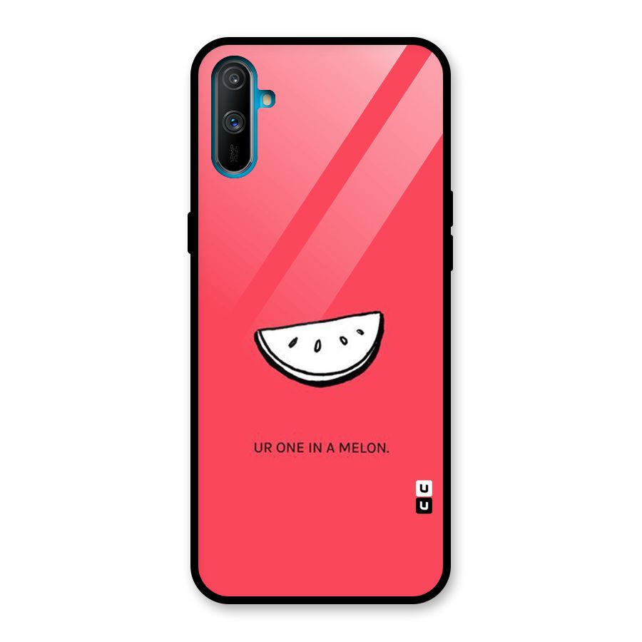 One In Melon Glass Back Case for Realme C3