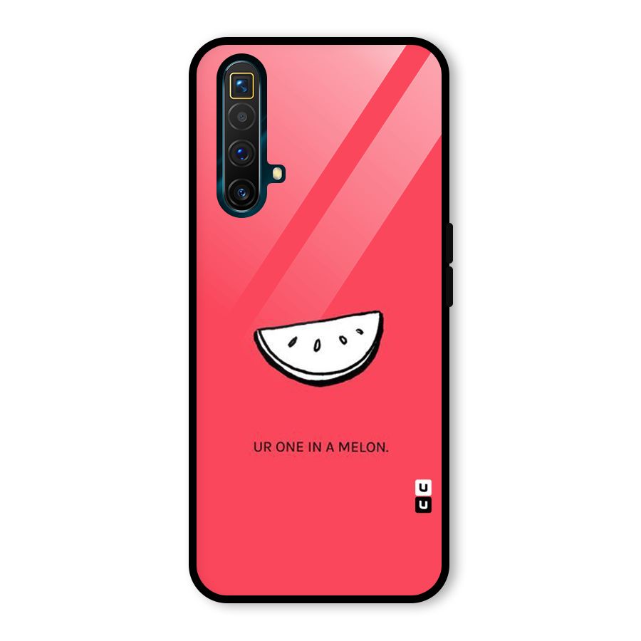 One In Melon Glass Back Case for Realme X3 SuperZoom