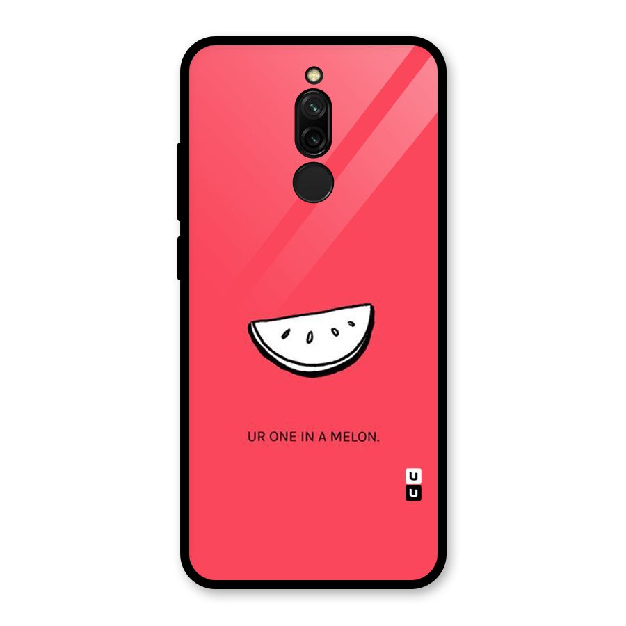 One In Melon Glass Back Case for Redmi 8