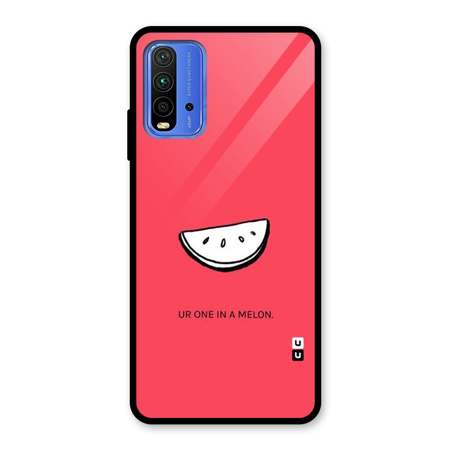 One In Melon Glass Back Case for Redmi 9 Power