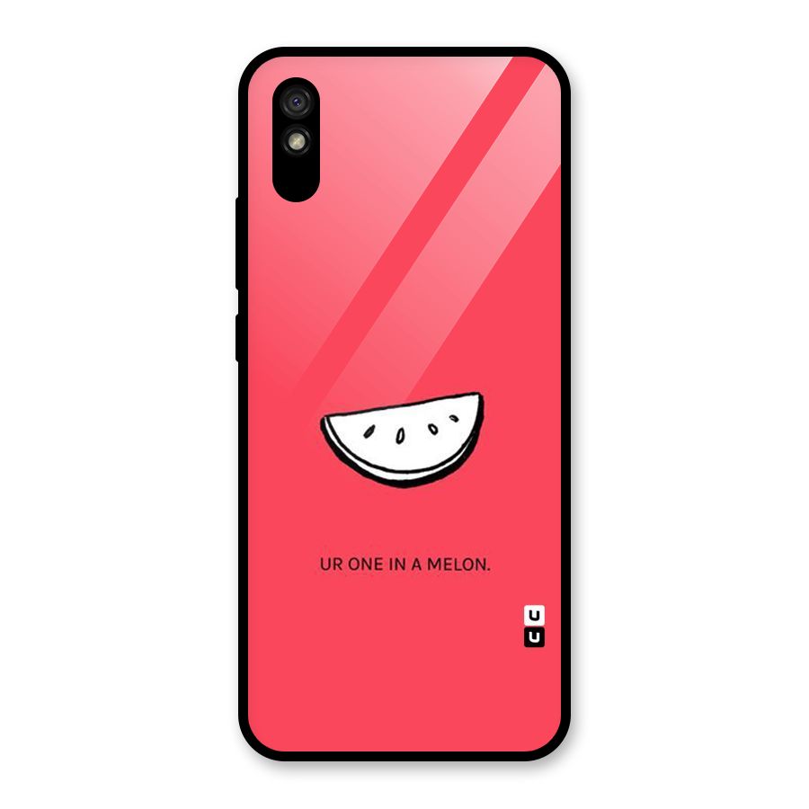 One In Melon Glass Back Case for Redmi 9i