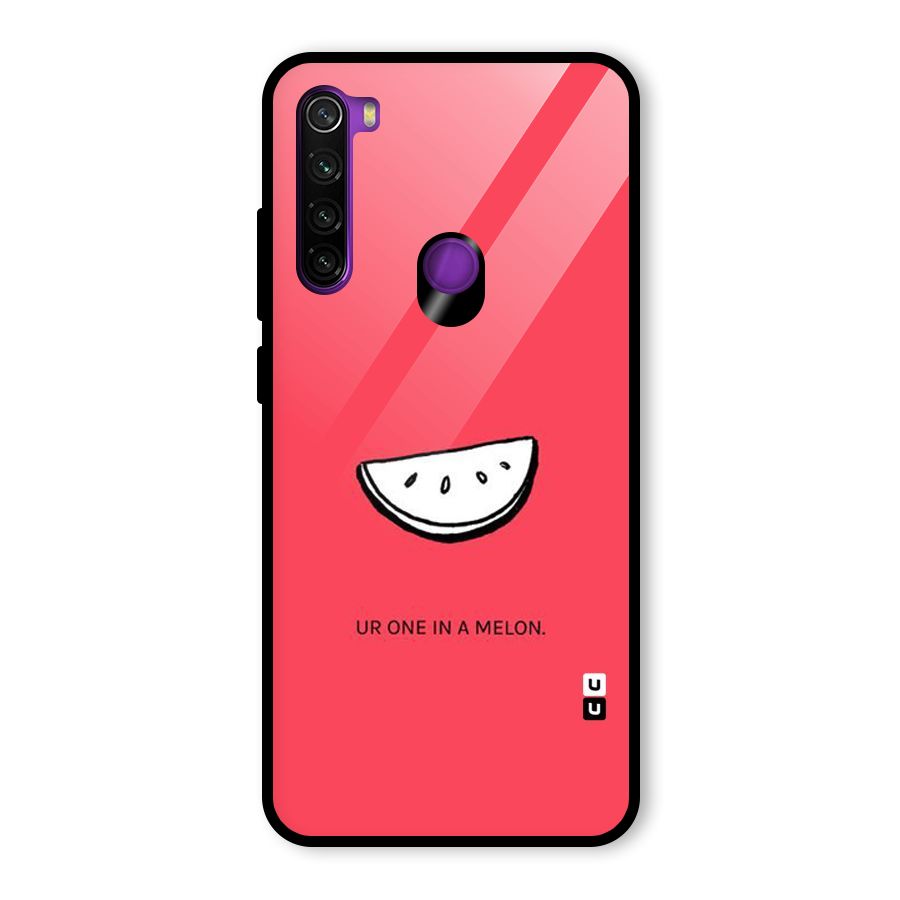 One In Melon Glass Back Case for Redmi Note 8