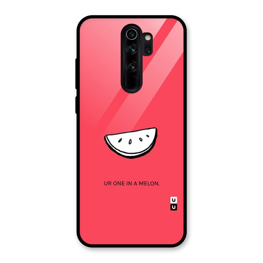 One In Melon Glass Back Case for Redmi Note 8 Pro