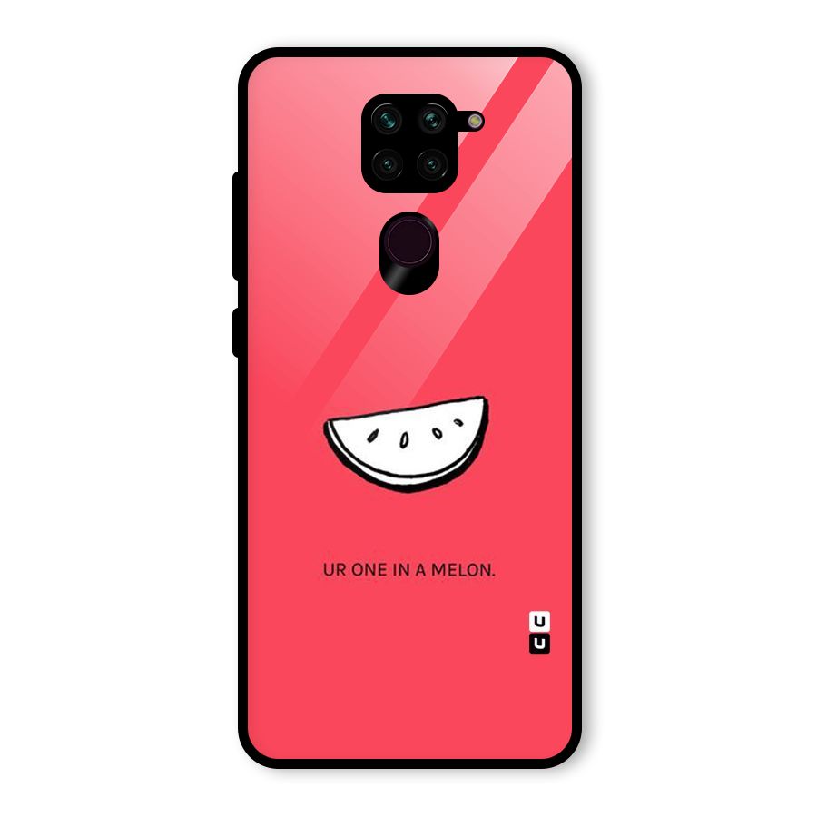 One In Melon Glass Back Case for Redmi Note 9