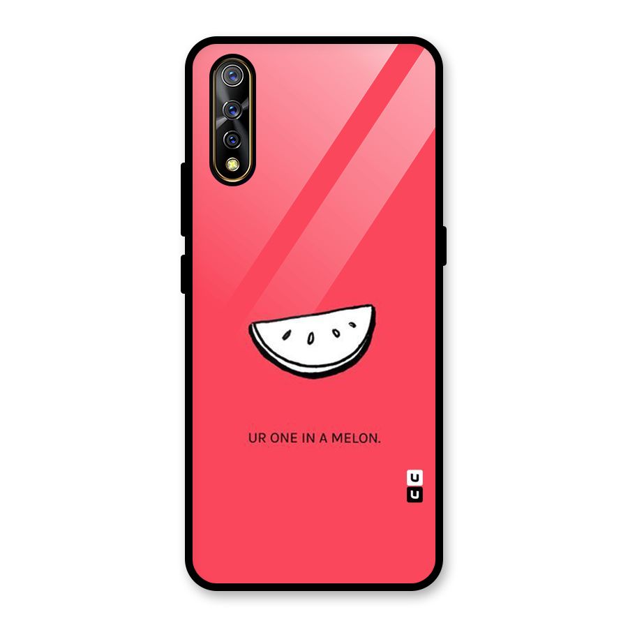 One In Melon Glass Back Case for Vivo S1