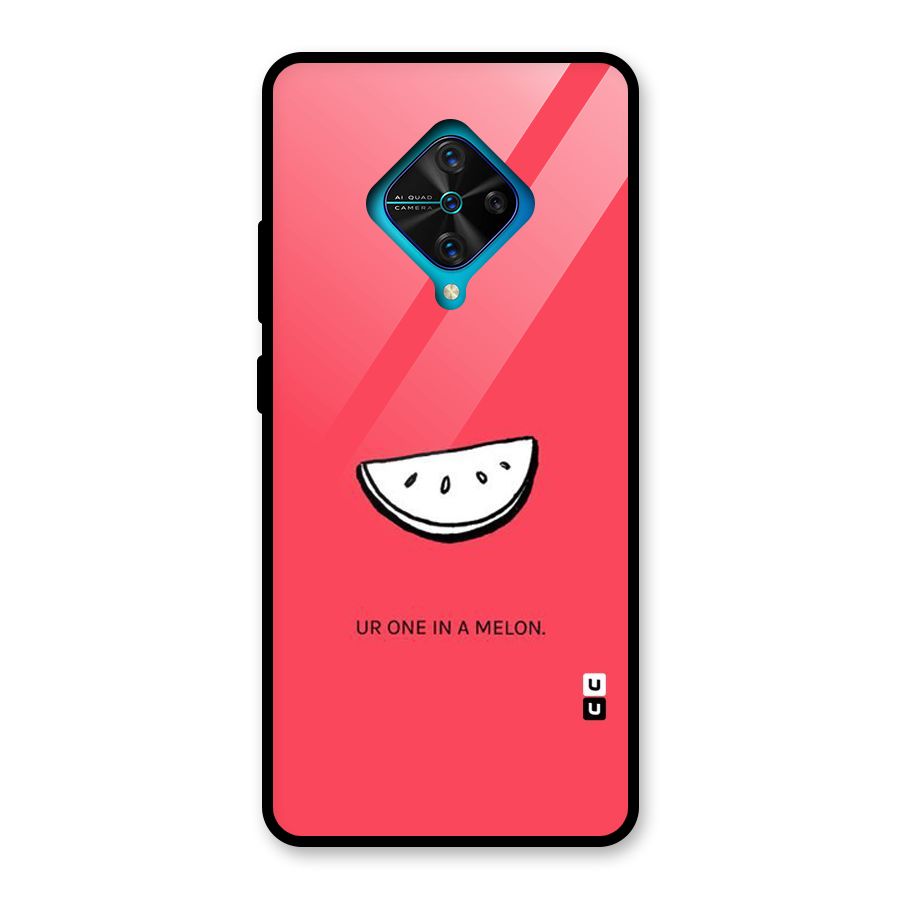 One In Melon Glass Back Case for Vivo S1 Pro