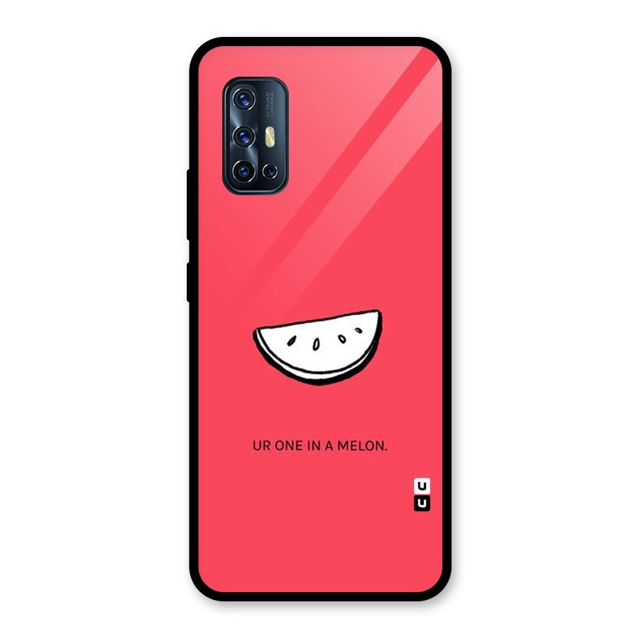 One In Melon Glass Back Case for Vivo V17