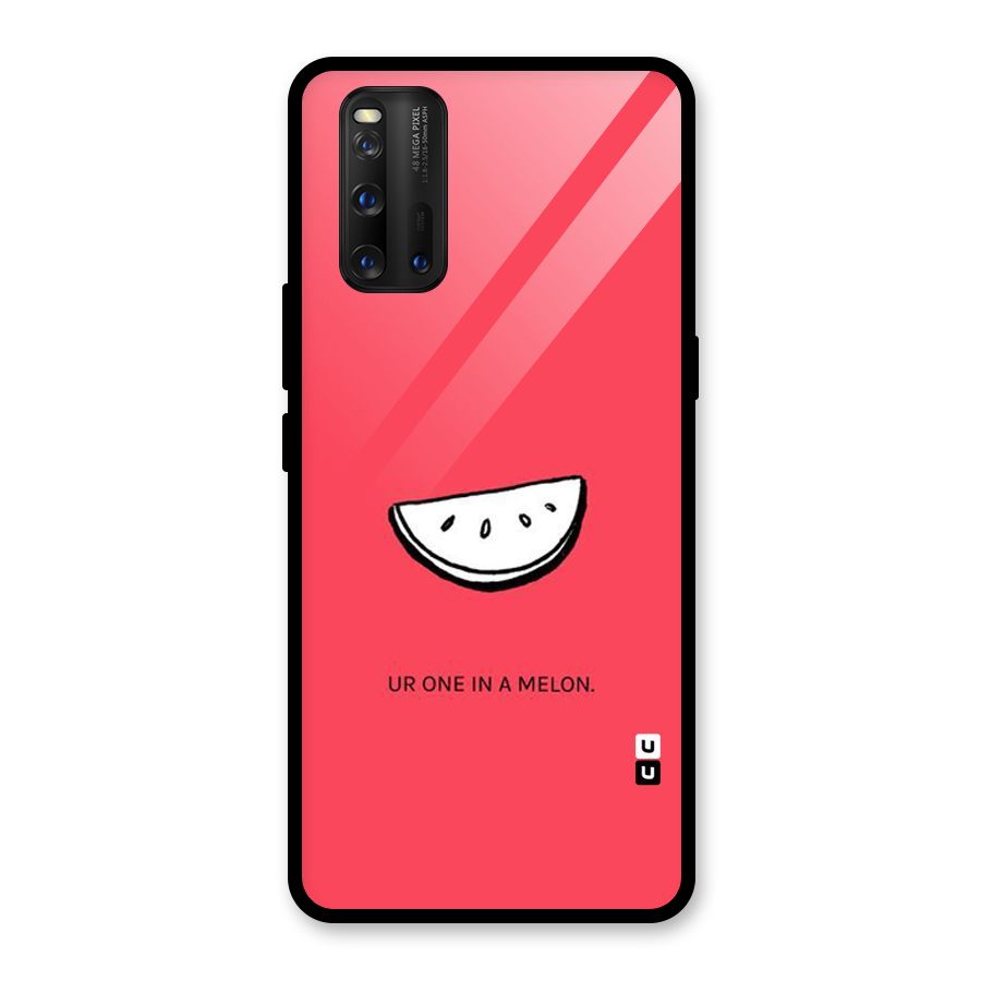 One In Melon Glass Back Case for Vivo iQOO 3