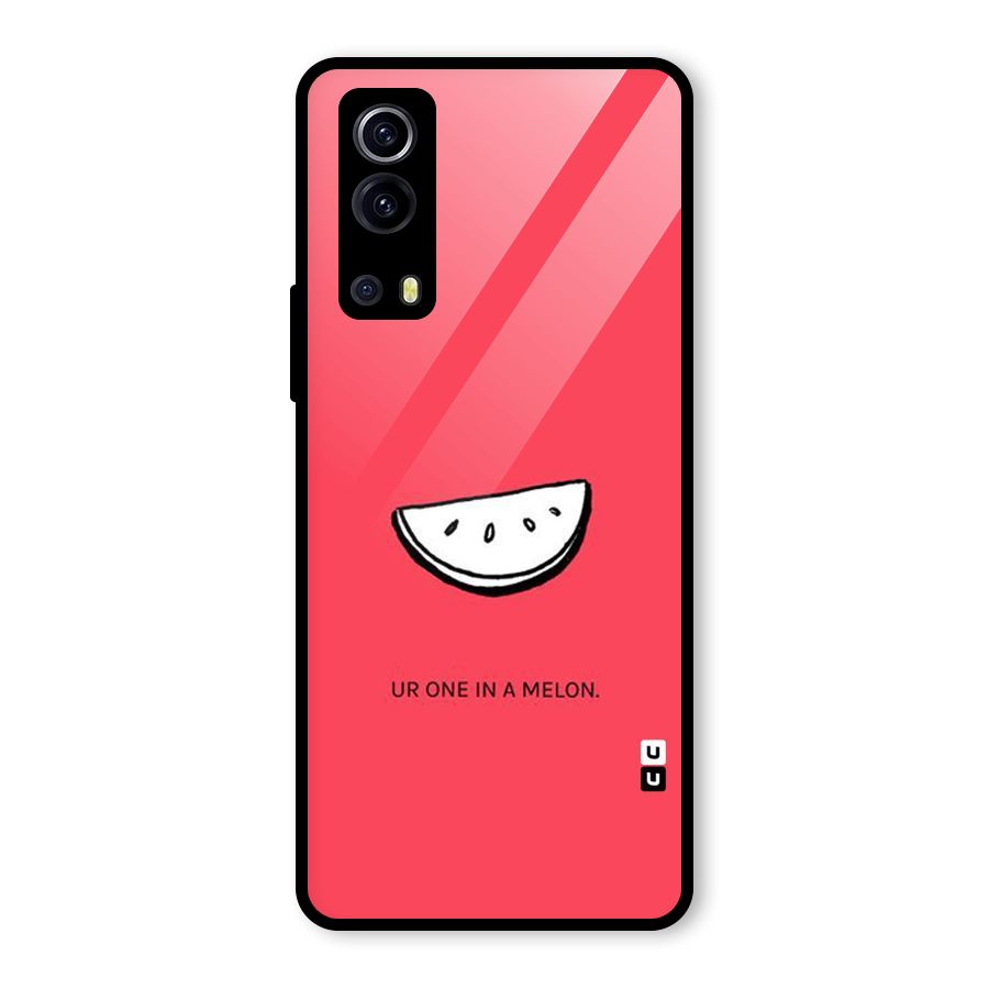 One In Melon Glass Back Case for Vivo iQOO Z3
