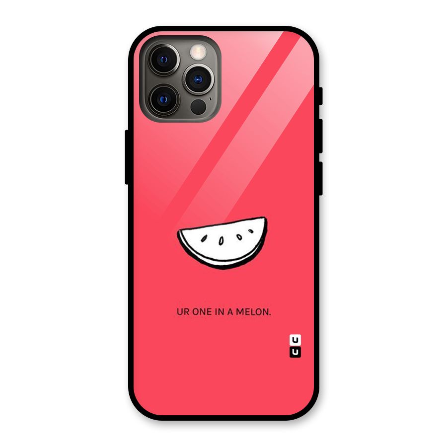 One In Melon Glass Back Case for iPhone 12 Pro