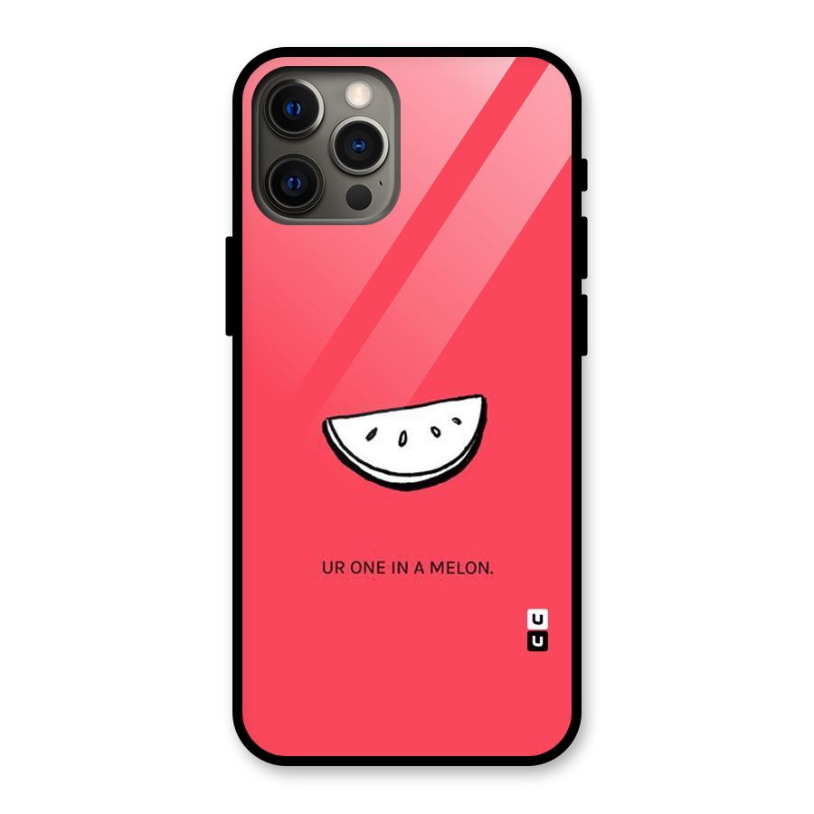 One In Melon Glass Back Case for iPhone 12 Pro Max