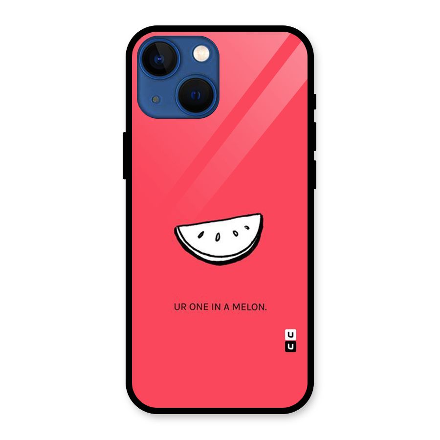 One In Melon Glass Back Case for iPhone 13 Mini