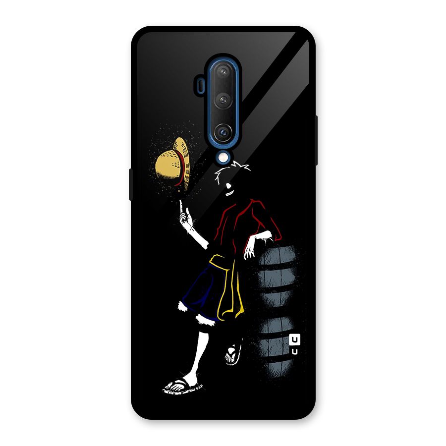One Piece Luffy Style Glass Back Case for OnePlus 7T Pro