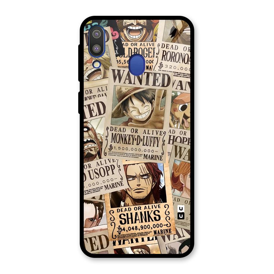 One Piece Most Wanted Glass Back Case for Galaxy M20