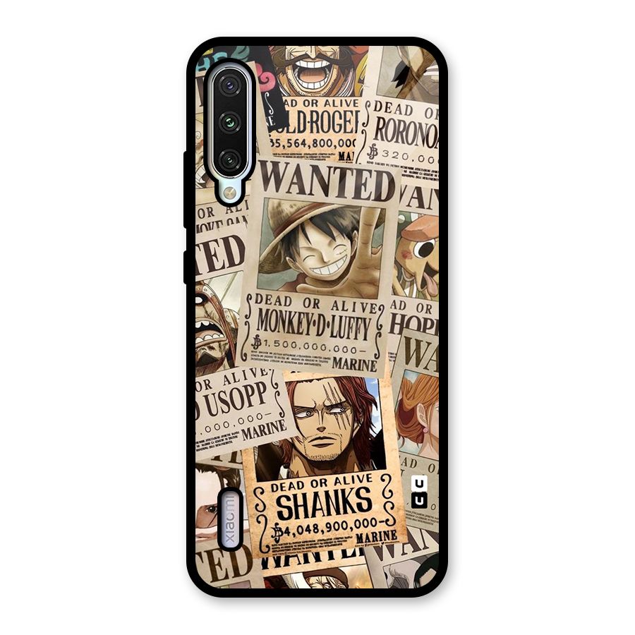 One Piece Most Wanted Glass Back Case for Mi A3