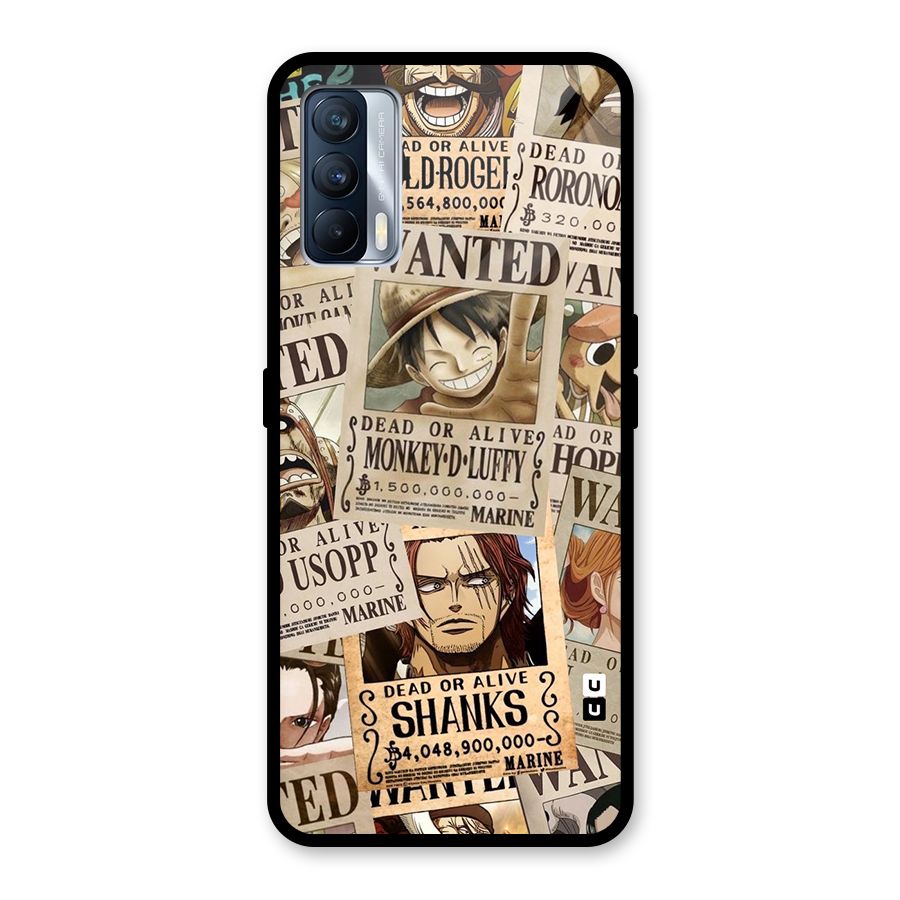 One Piece Most Wanted Glass Back Case for Realme X7