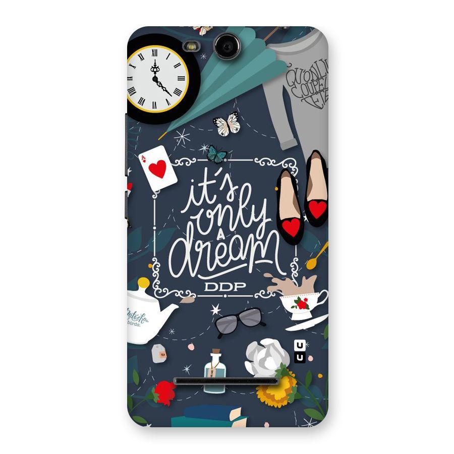 Only A Dream Back Case for Micromax Canvas Juice 3 Q392