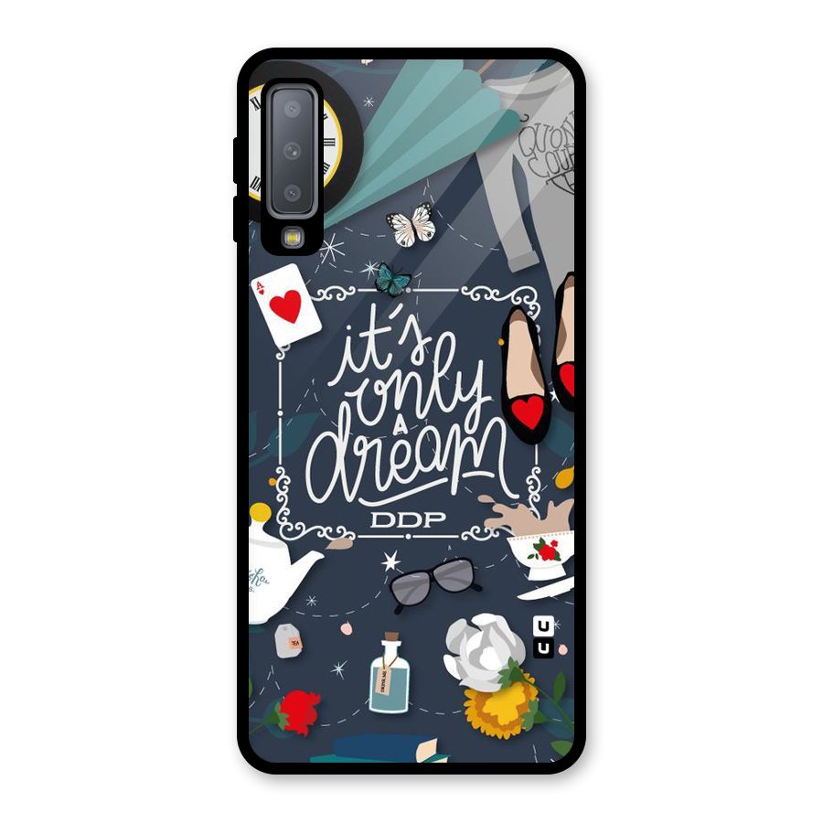 Only A Dream Glass Back Case for Galaxy A7 (2018)