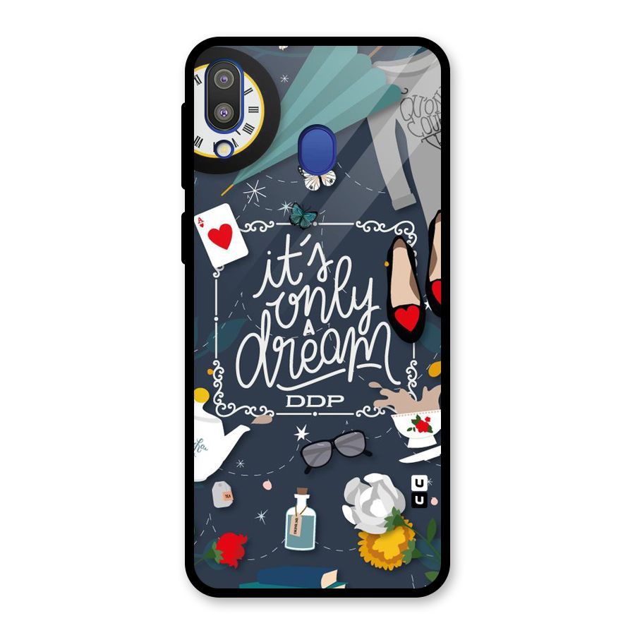 Only A Dream Glass Back Case for Galaxy M20