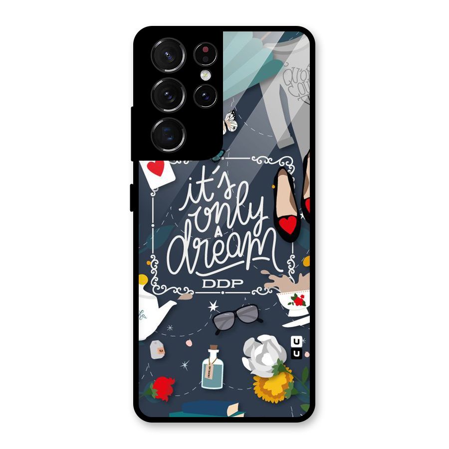 Only A Dream Glass Back Case for Galaxy S21 Ultra 5G