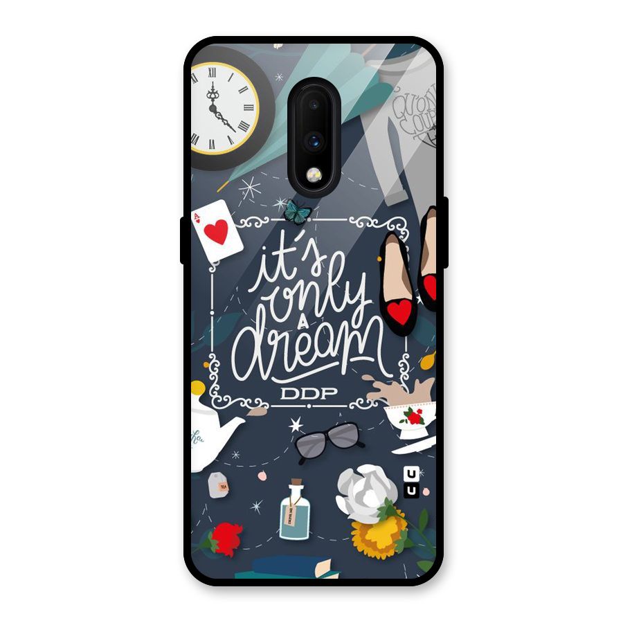 Only A Dream Glass Back Case for OnePlus 7