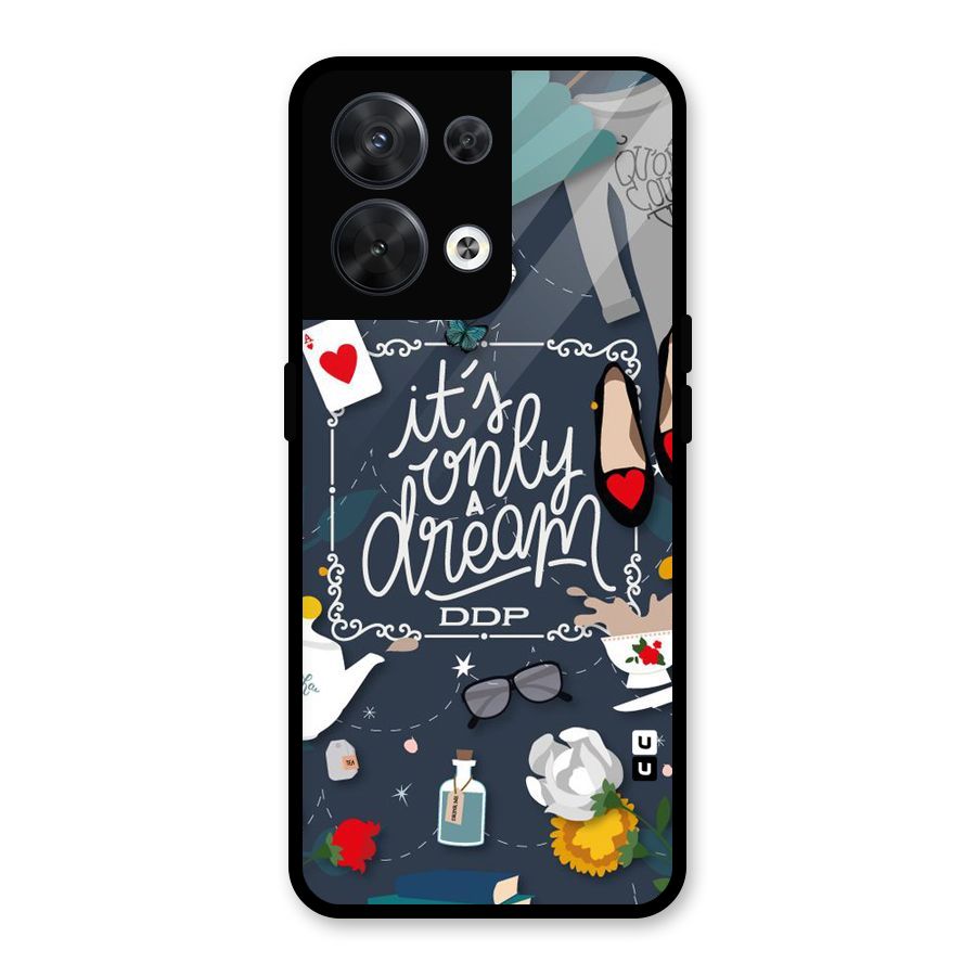 Only A Dream Glass Back Case for Oppo Reno8 5G