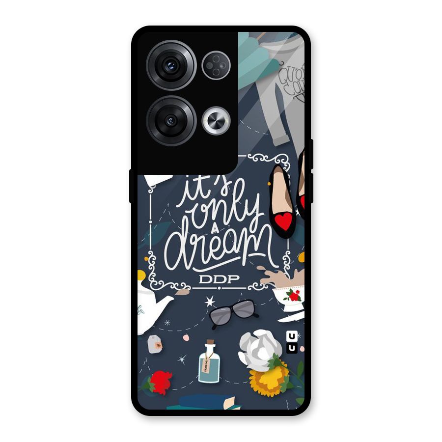Only A Dream Glass Back Case for Oppo Reno8 Pro 5G