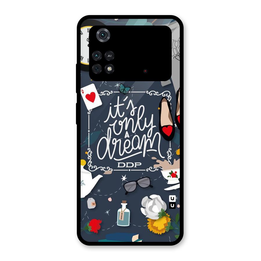 Only A Dream Glass Back Case for Poco M4 Pro 4G