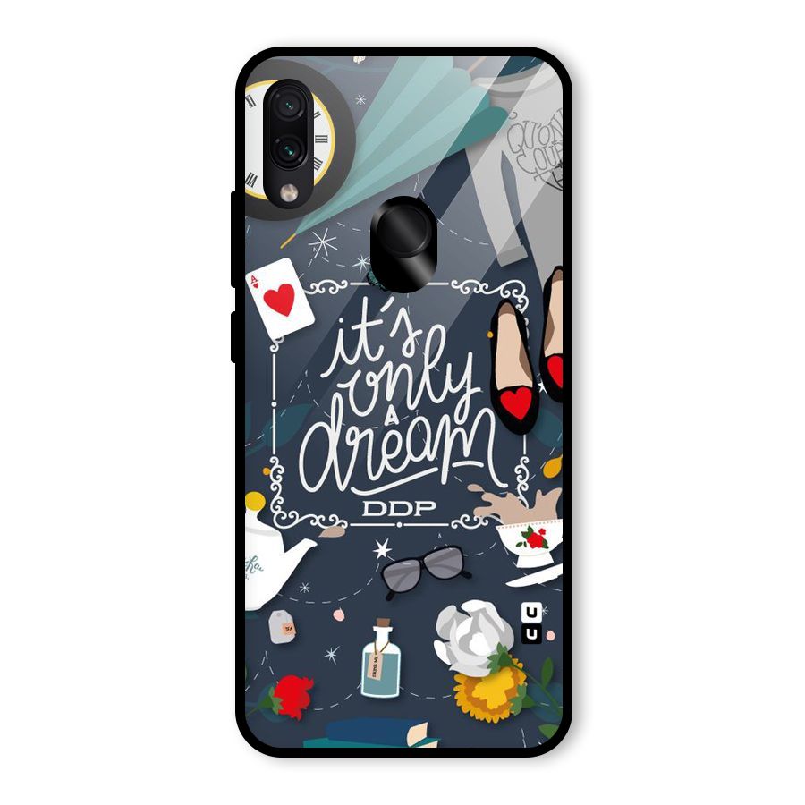 Only A Dream Glass Back Case for Redmi Note 7S