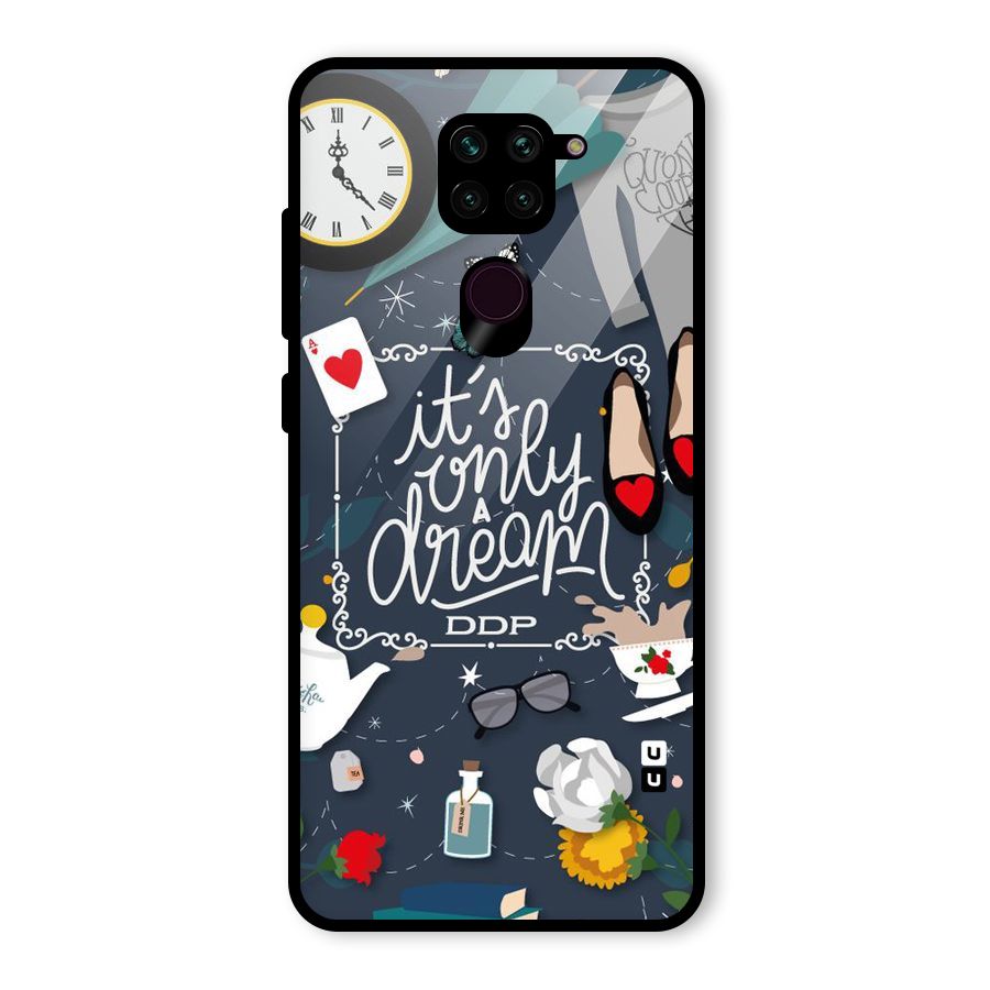 Only A Dream Glass Back Case for Redmi Note 9