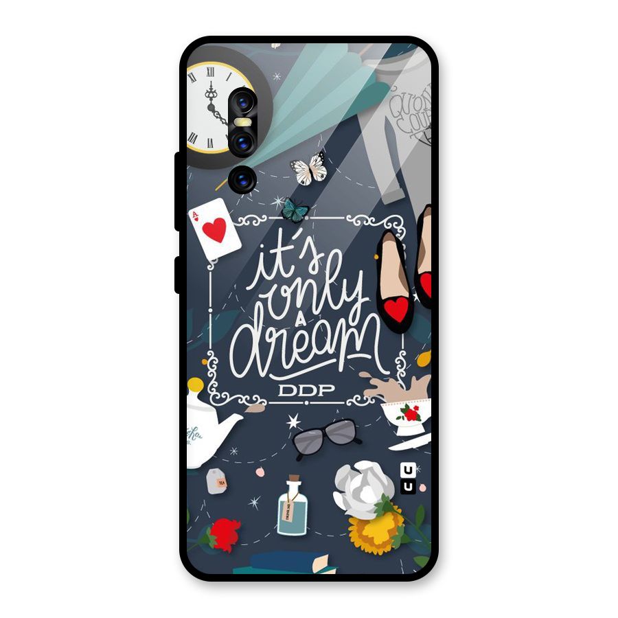 Only A Dream Glass Back Case for Vivo V15 Pro