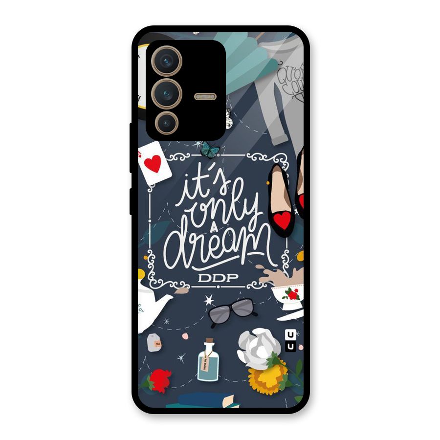 Only A Dream Glass Back Case for Vivo V23 5G