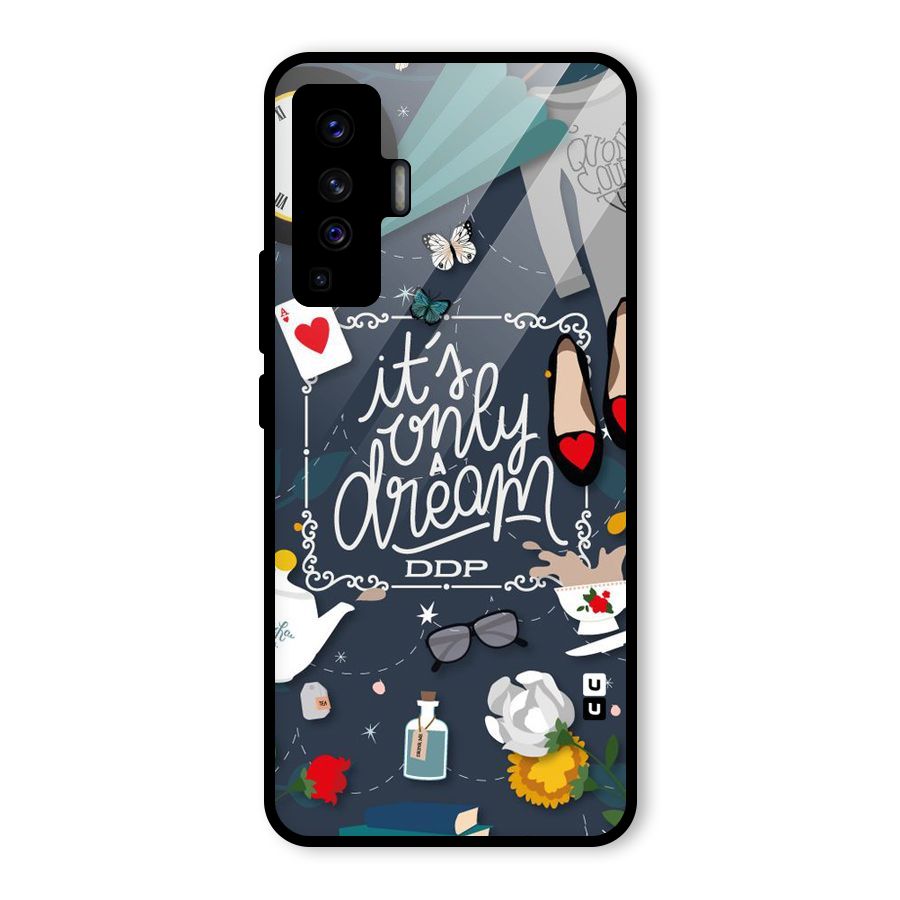 Only A Dream Glass Back Case for Vivo X50