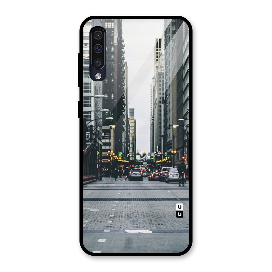 Only Streets Glass Back Case for Galaxy A50