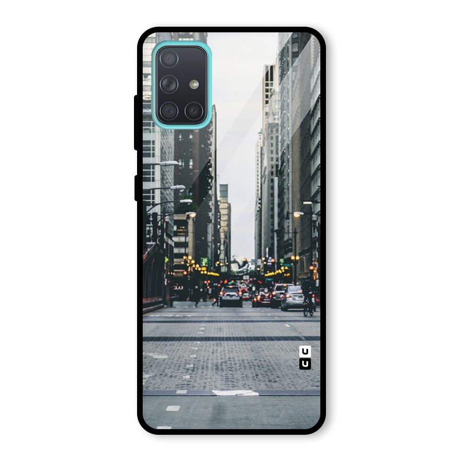 Only Streets Glass Back Case for Galaxy A71